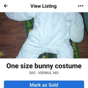 Adult Easter Bunny costume